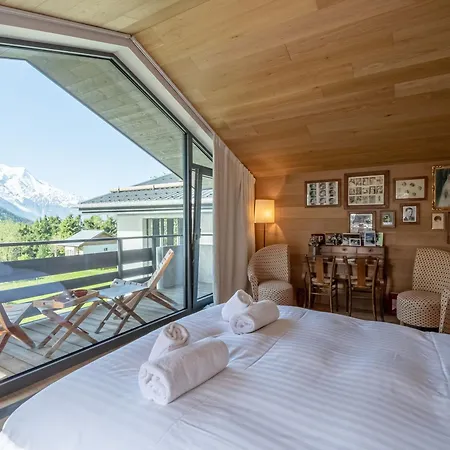 Contemporain Avec Sauna, Cheminee, Et Grand Jardin - Fr-1-343-243 Chamonix
