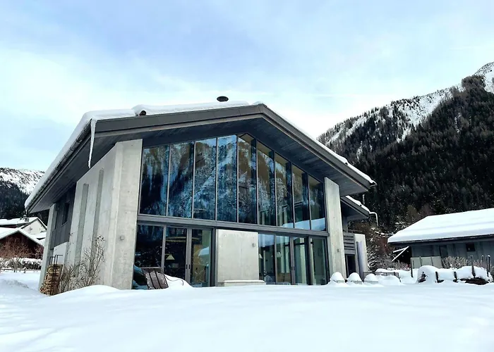 Contemporain 5* A Argentiere Avec Sauna Et Cheminee - Fr-1-343-243 Chamonix