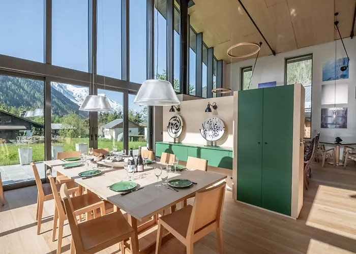 Contemporain 5* A Argentiere Avec Sauna Et Cheminee - Fr-1-343-243